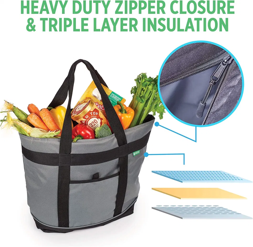 30-Can Quality Soft Cooler Makes a Perfect Insulated Grocery Bag, Food Delivery Bag, Travel Cooler Bag, or Beach Cooler