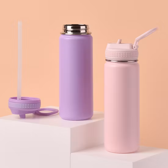 도매 진공 자동차 Termos 사용자 정의 금속 스포츠 와인 주스 저장 음료 뜨거운 절연 보온병 스테인레스 스틸 물병